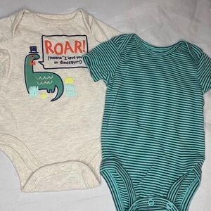 Baby Boy Onsie’s Size Newborn